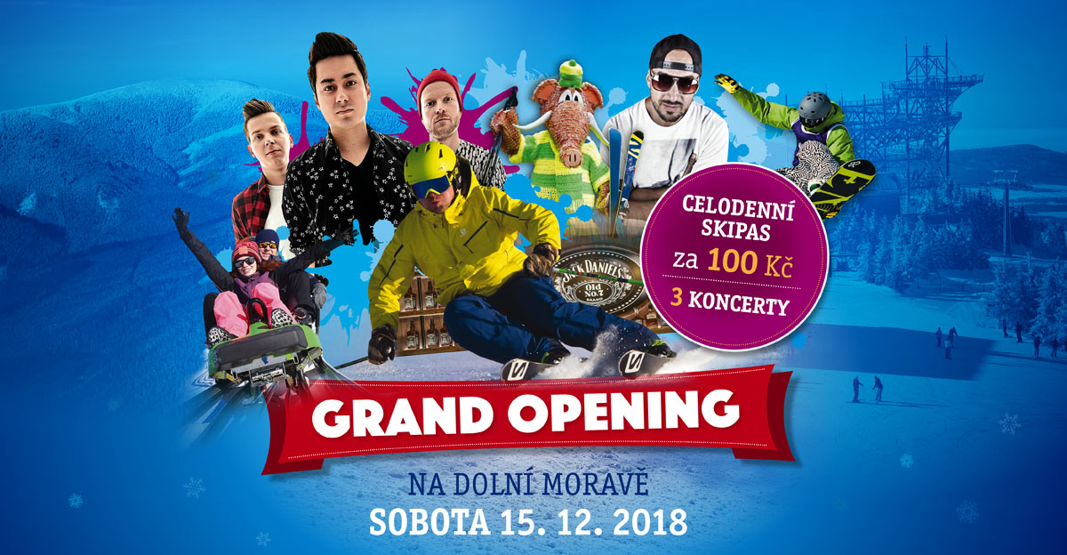 Velkolepé zahájení zimy na Dolní Moravě začíná 15. 12.