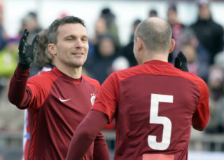 Sparta gólem Lafaty v&nbsp;poslední minutě vyhrála Silvestrovské derby
