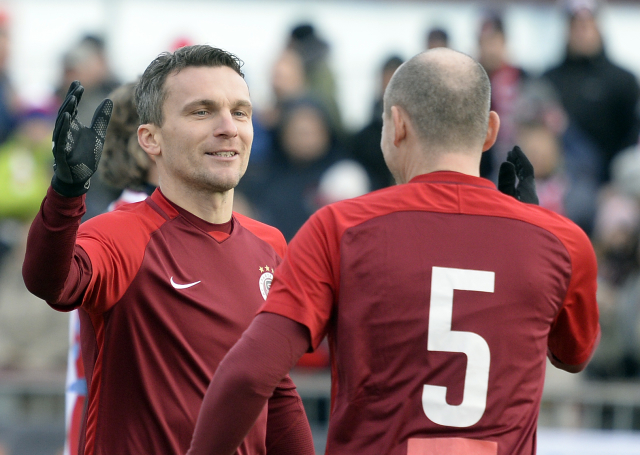 Sparta gólem Lafaty v&nbsp;poslední minutě vyhrála Silvestrovské derby
