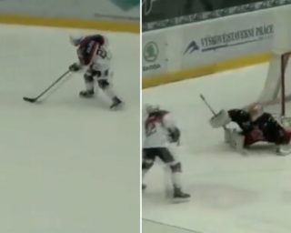 VIDEO: Mladý český hokejista předvedl úžasný blafák! Všimli si jej i&nbsp;v&nbsp;zámoří