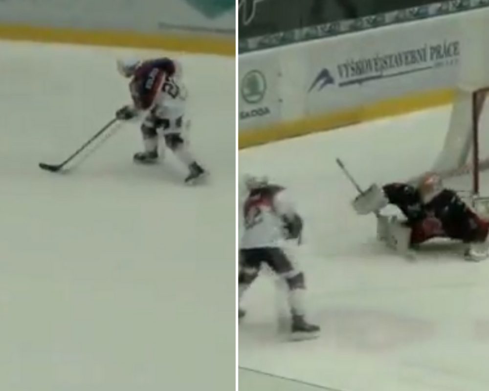 VIDEO: Mladý český hokejista předvedl úžasný blafák! Všimli si jej i v zámoří