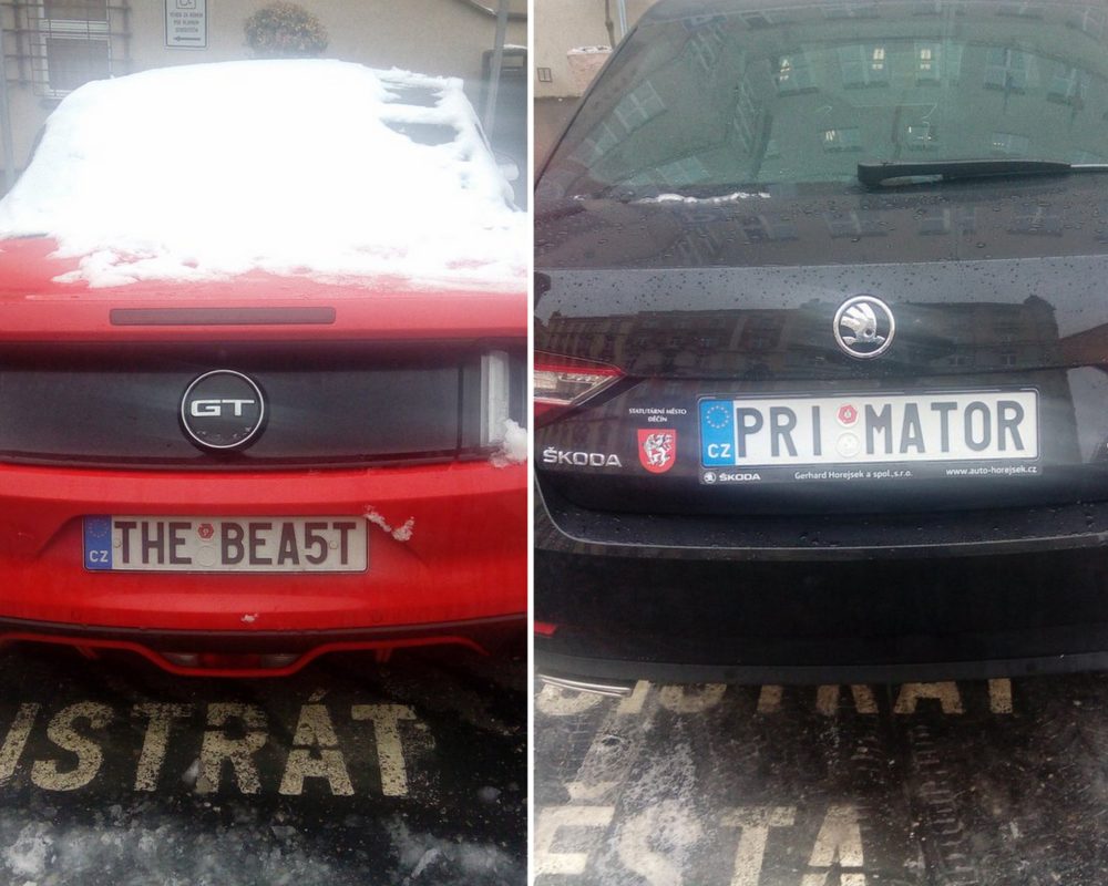 FOTO: Primátor Děčína pro smích kvůli SPZ! Má velké ego, shodují se lidé na internetu