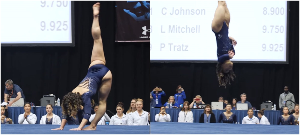 VIDEO: Neuvěřitelné číslo! Gymnastka předvedla vystoupení, ze kterého se tají dech