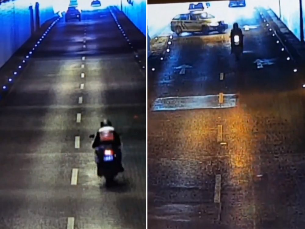 Policista, který zahradil cestu motorkáři, podle soudu nespáchal trestný čin