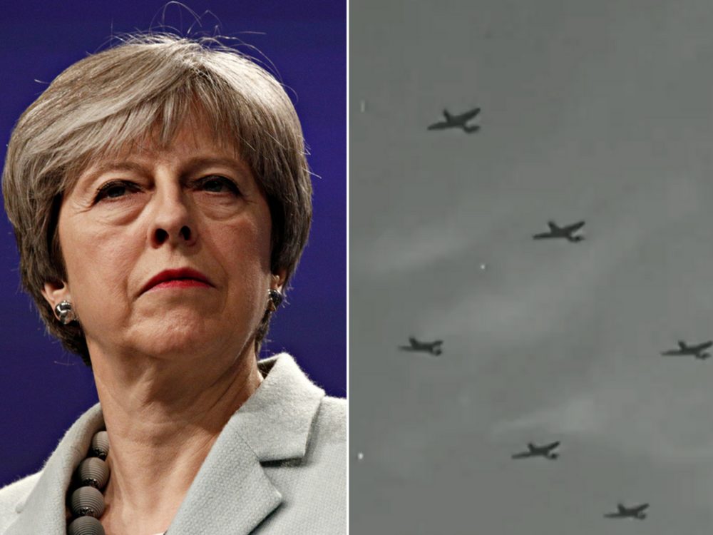 Internet se baví chybou BBC s cestou Mayové do Bruselu spitfirem