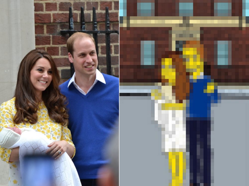 GALERIE: Úžasná podoba! Členové britské královské rodiny se představují jako postavičky ze Simpsonů