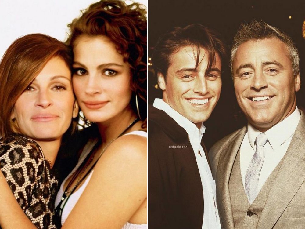 GALERIE: Celebrity se v&nbsp;kolážích setkávají se svým mladším já. Výsledek je neuvěřitelný