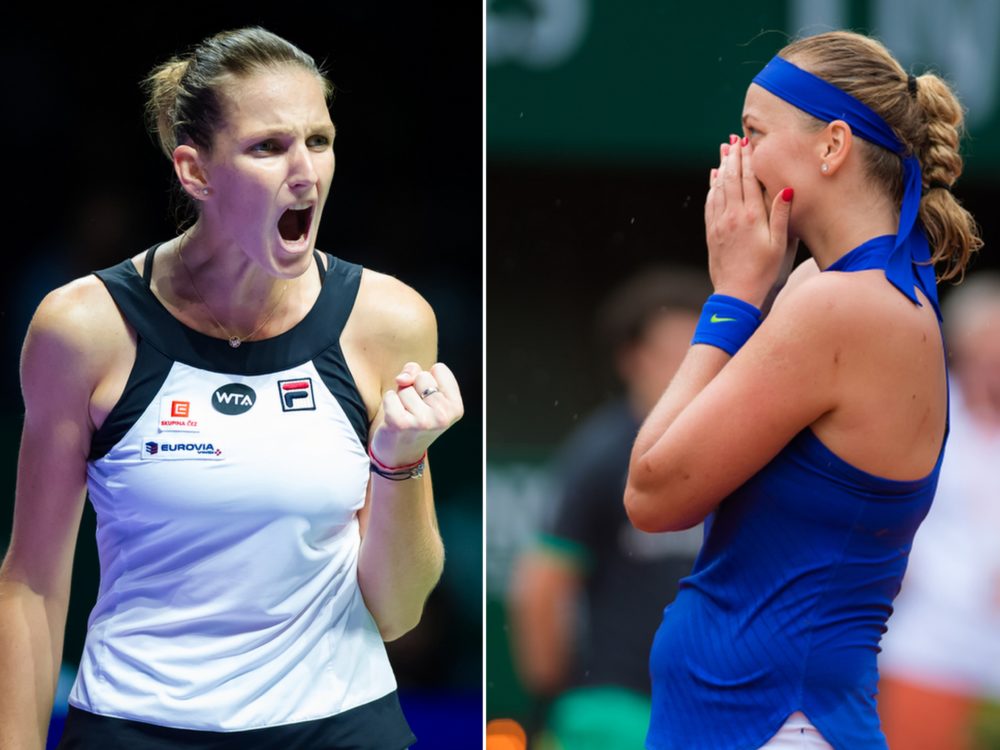Pochvala za skvělé výsledky! Kvitová i&nbsp;Plíšková jsou v&nbsp;nominaci na&nbsp;hráčku měsíce