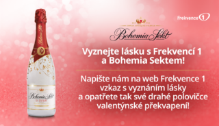 Vyznejte lásku s&nbsp;Frekvencí 1 a&nbsp;Bohemia Sektem!