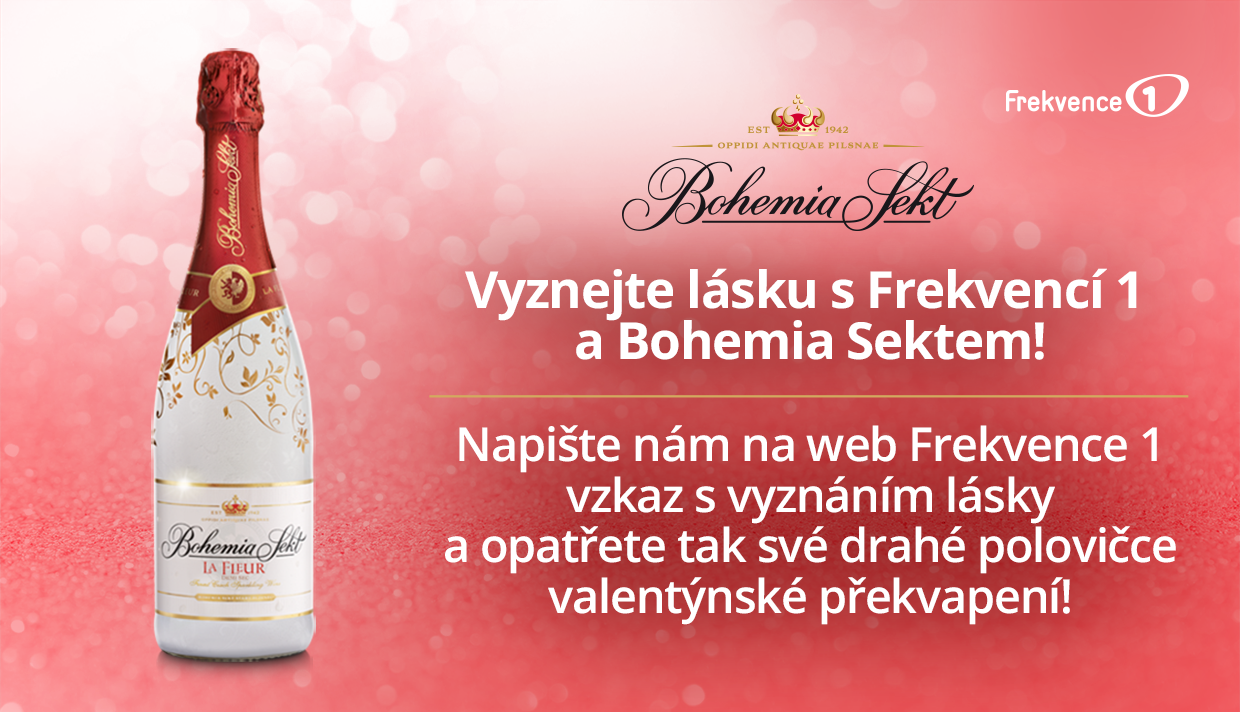 Vyznejte lásku s Frekvencí 1 a Bohemia Sektem!