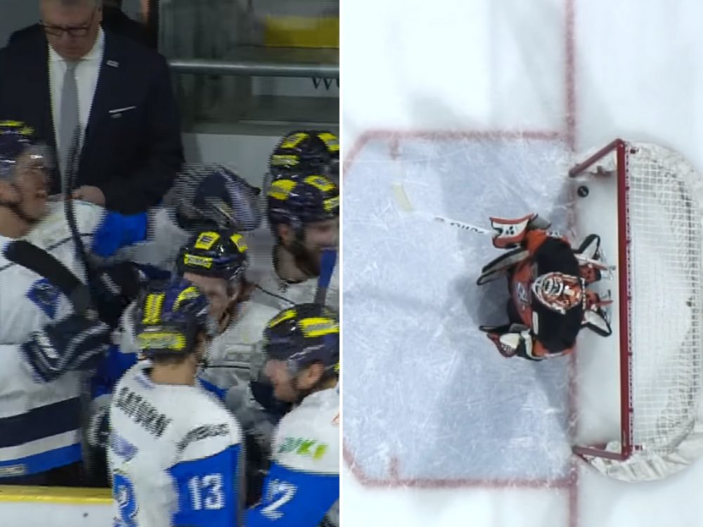 VIDEO: Útočník se postaral o kuriózní gól, jaký hokejový svět ještě neviděl