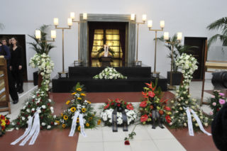 Lidé se naposledy rozloučili s&nbsp;hercem Jiřím Pechou
