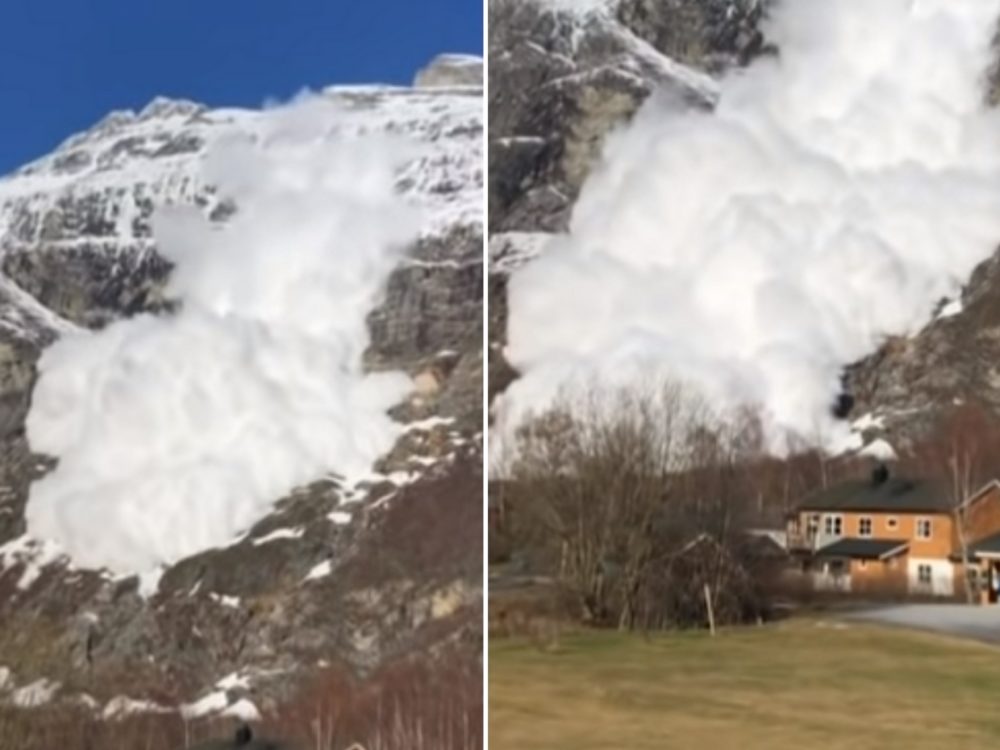 Tohle VIDEO bere dech! Obrovská lavina se řítila na&nbsp;městečko