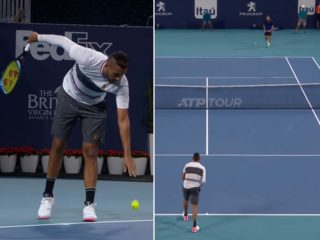 VIDEO: Tenista perfektním trikem zesměšnil soupeře!