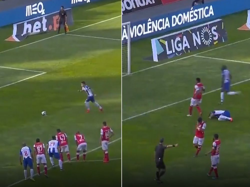 VIDEO: Je to možné? Fotbalista se zranil při kopání penalty