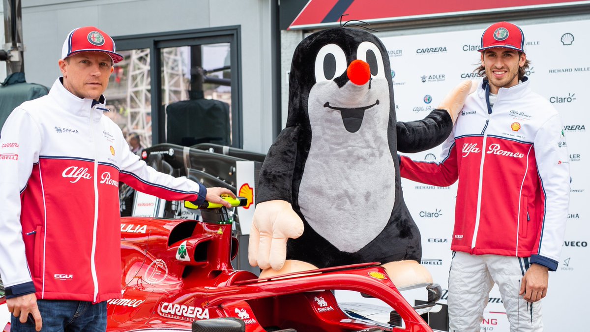 Krteček se objeví ve formuli 1! Na&nbsp;monopostu jej bude mít mistr světa Räikkönen