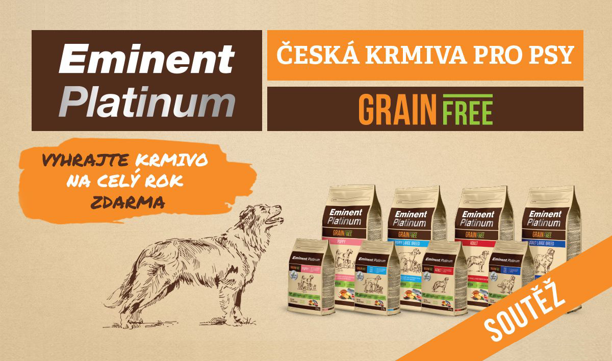 Vyfoť svého mazlíčka a&nbsp;vyhraj na&nbsp;celý rok krmivo Eminent Platinum, zcela bez obsahu obilovin