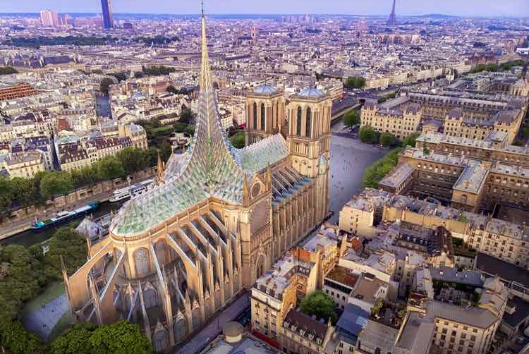 Sluneční energie, včelí úly i ptačí rezervace: Notre-Dame se možná změní k nepoznání