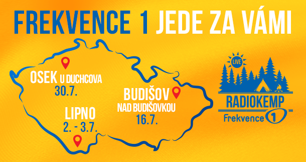 Radiokemp Frekvence 1 je opět tady! Který speciální host dorazí k&nbsp;nám na&nbsp;Lipno?