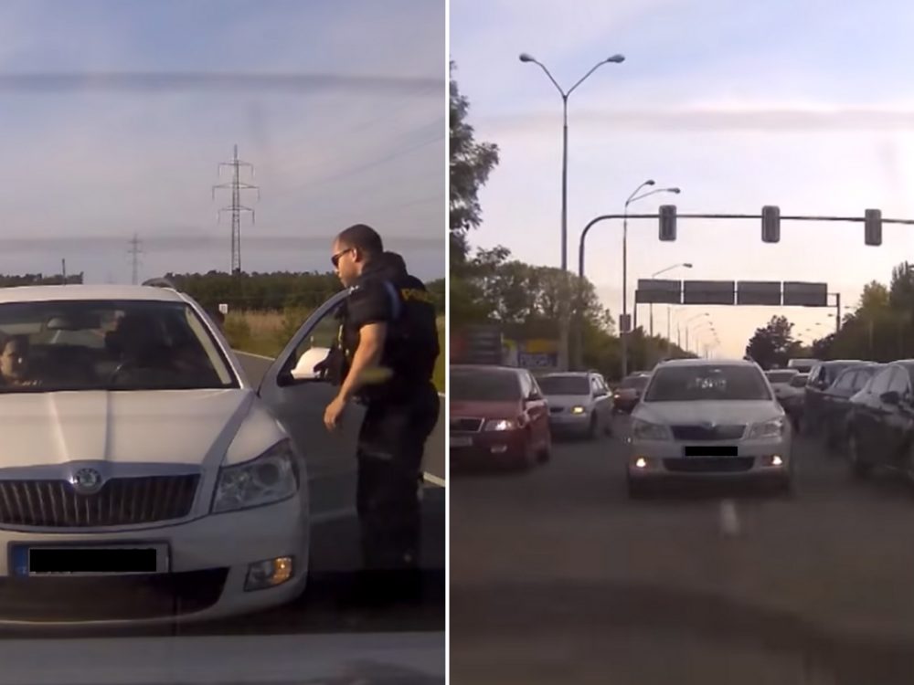 Ve správný čas na správném místě! Policisté doprovodili řidiče, který vezl těhotnou partnerku