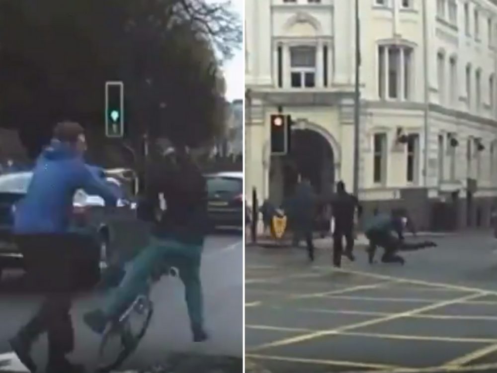 To se jen tak nevidí! Kolemjdoucí pomohli policii dopadnout ozbrojeného muže ujíždějícího na kole