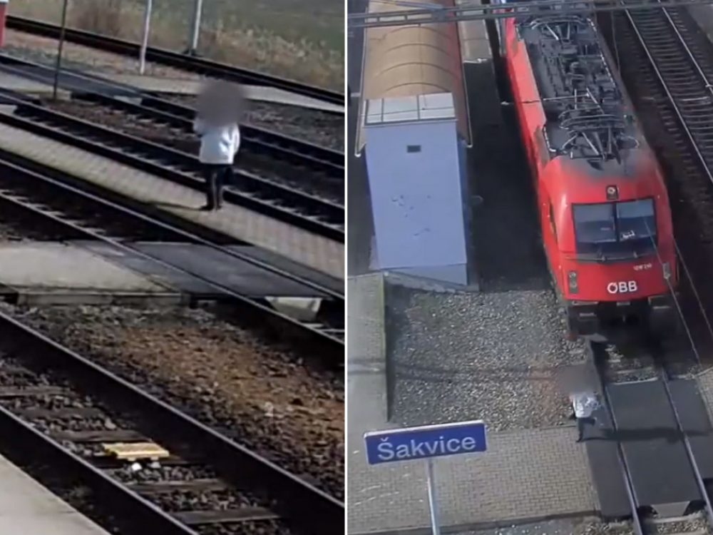 Vlak srazil ženu, když přecházela koleje! Kolemjdoucí ji nechali ležet na zemi