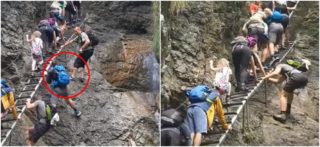 Dát jim přes papulu! Turisté ve Slovenském ráji předbíhali děti, pěkně to od lidí schytali
