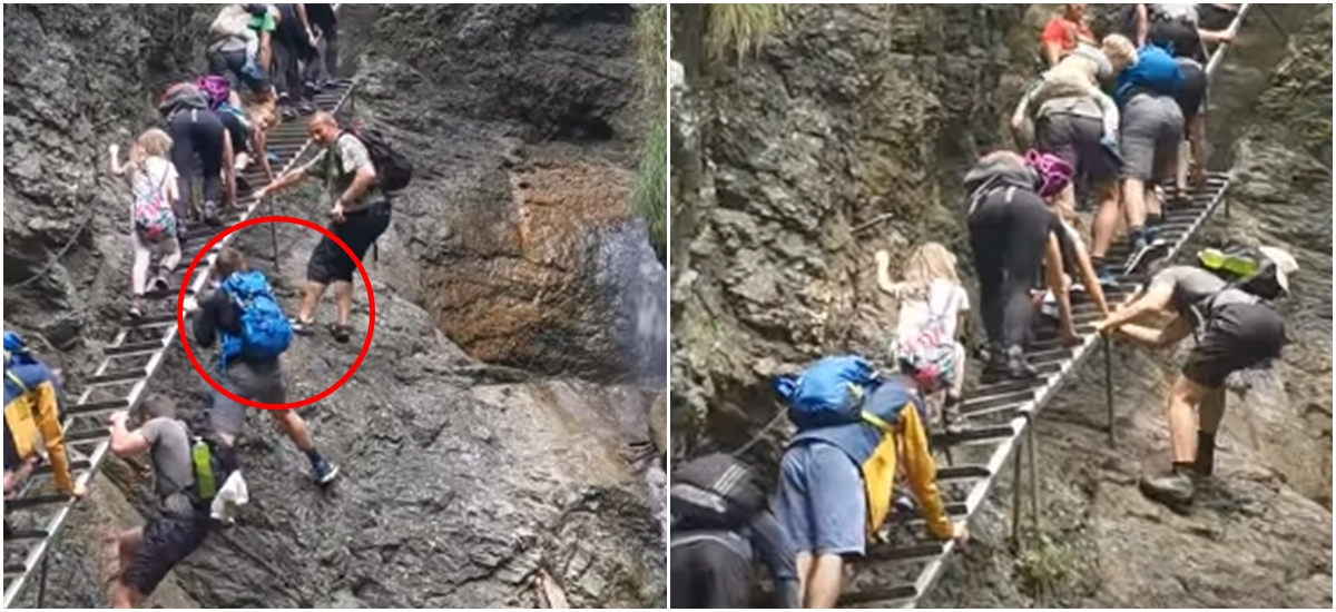 Dát jim přes papulu! Turisté ve Slovenském ráji předbíhali děti, pěkně to od lidí schytali