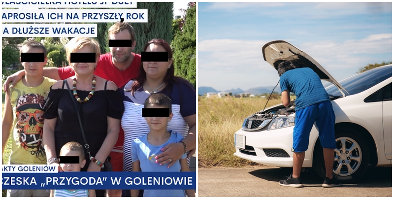 Česká rodina strávila tři dny u&nbsp;polské dálnice. Rozbilo se jim auto a&nbsp;neměli telefony
