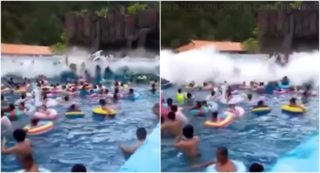 VIDEO: Šílená tragédie. V&nbsp;akvaparku se zranilo 44 lidí, smetla je obří vlna