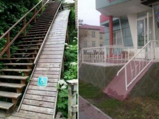 Tak to se nepovedlo! Mrkněte se na&nbsp;omyly architektů, které měly vozíčkářům ulehčit život