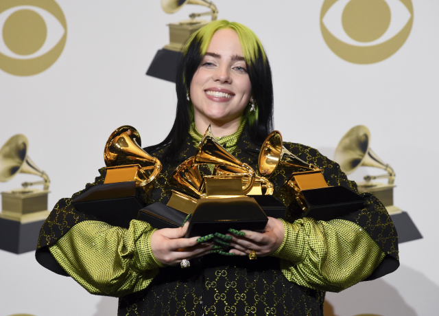 Udílení cen Grammy ovládla zpěvačka Billie Eilish