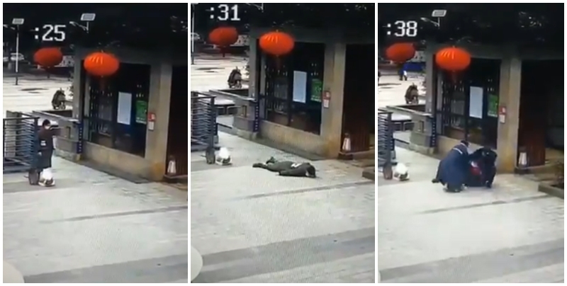 Nakažení lidé padají bezvládně k zemi. Videa z ulic Wu-chanu zaplavují internet
