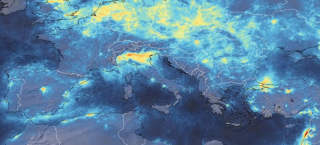 Díky koronaviru si oddechne planeta. Satelitní snímky NASA a&nbsp;ESA ukazují změny v&nbsp;atmosféře
