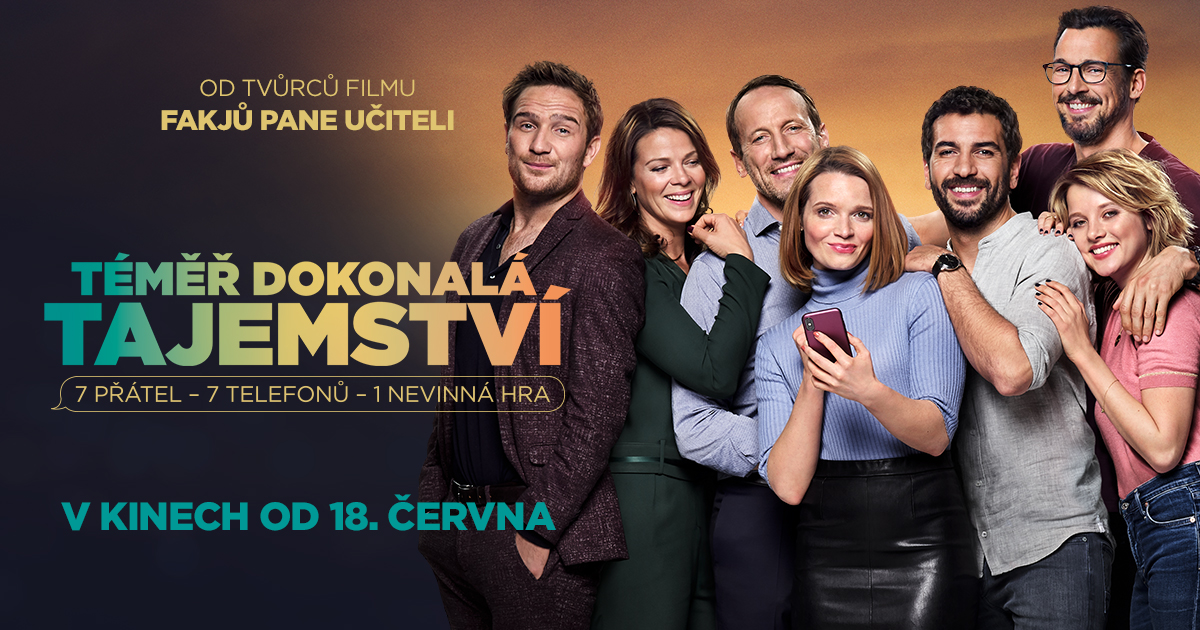 Vyhrajte 4 vstupenky na VIP promítání filmu Téměř dokonalá tajemství, 4 volné vstupenky do kina a deskovou hru!