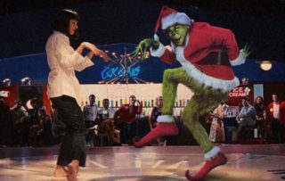 Grinch v&nbsp;Pupl Fiction a&nbsp;další: Umělec vytváří neskutečné koláže propojující různé filmy