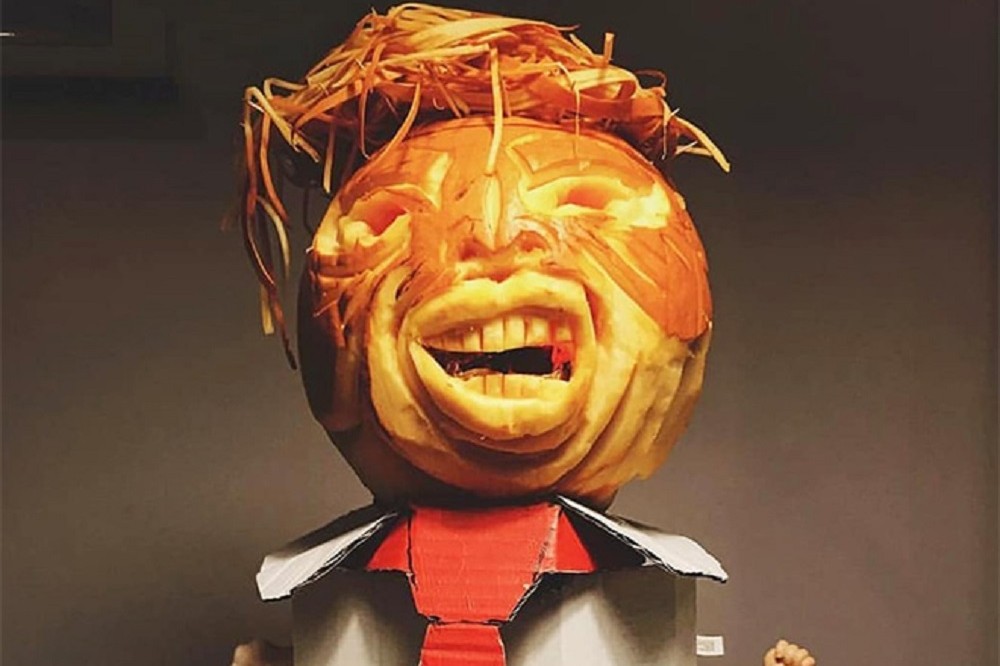 Tohle rozhodně pobaví: podívejte se na halloweenské dýně s podobou Donalda Trumpa