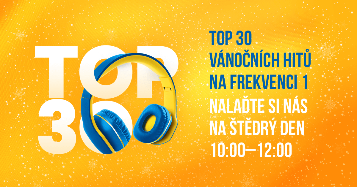 Tyhle klasiky jste zvolili do hitparády TOP 30 vánočních hitů. Mrkněte, jestli se mezi nejlepší dostal i&nbsp;ten váš
