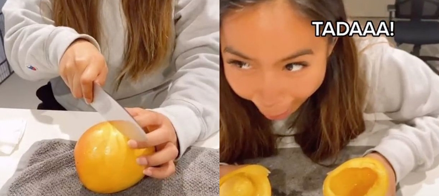 Dívka sdílela jednoduchý trik, jak naporcovat mango. Podle některých by ale měl být »ilegální«