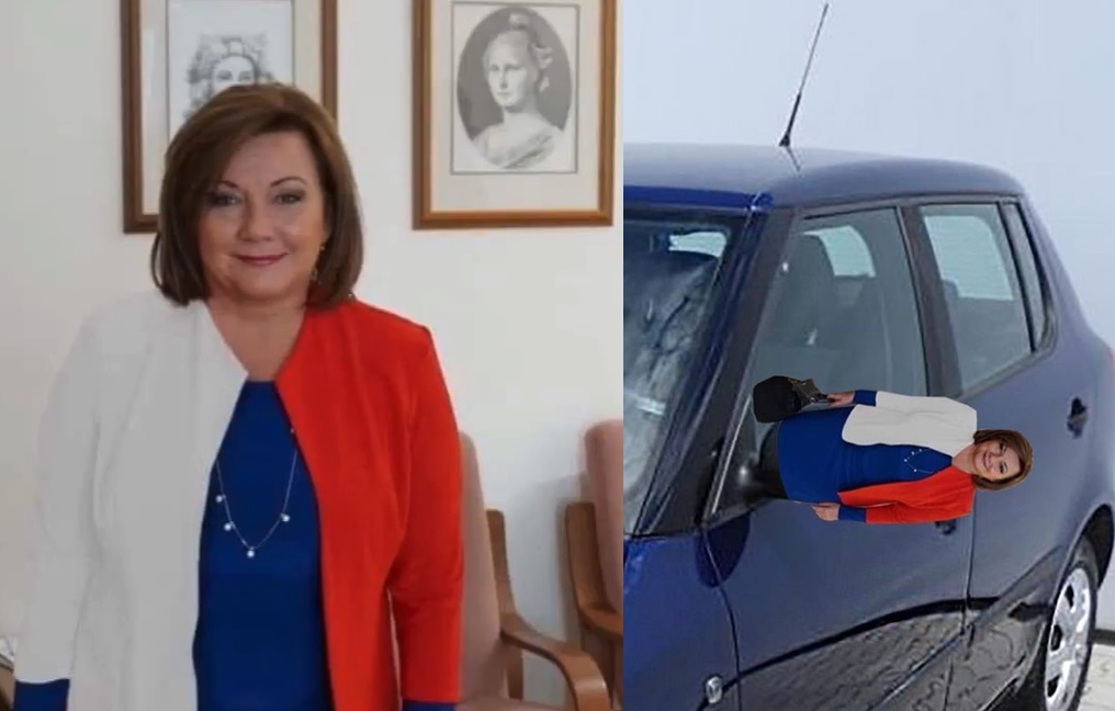 »Má paní ministryně v plánu se jít pověsit na stožár?« Fotomontáž Aleny Schillerové, která obletěla celé Česko