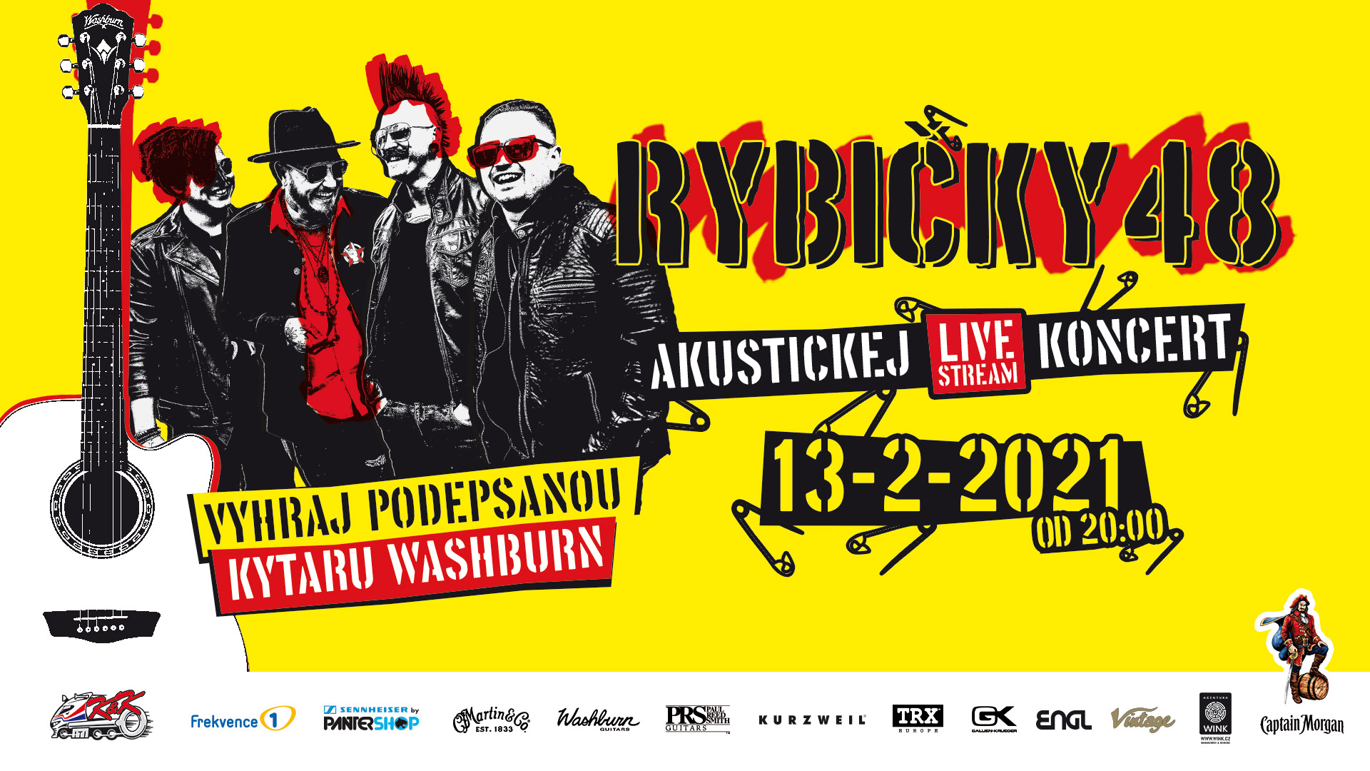 Rybičky 48 zahrají valentýnský akustický koncert