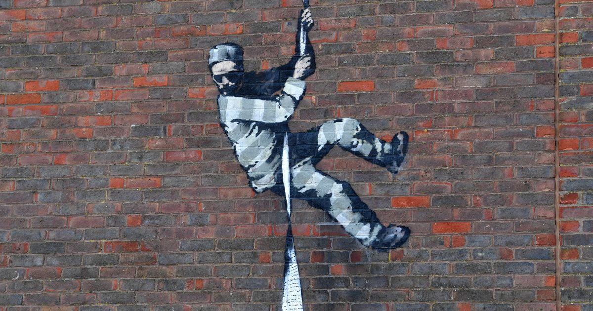 Je to Banksy: Umělec se přihlásil k dílu na anglické věznici