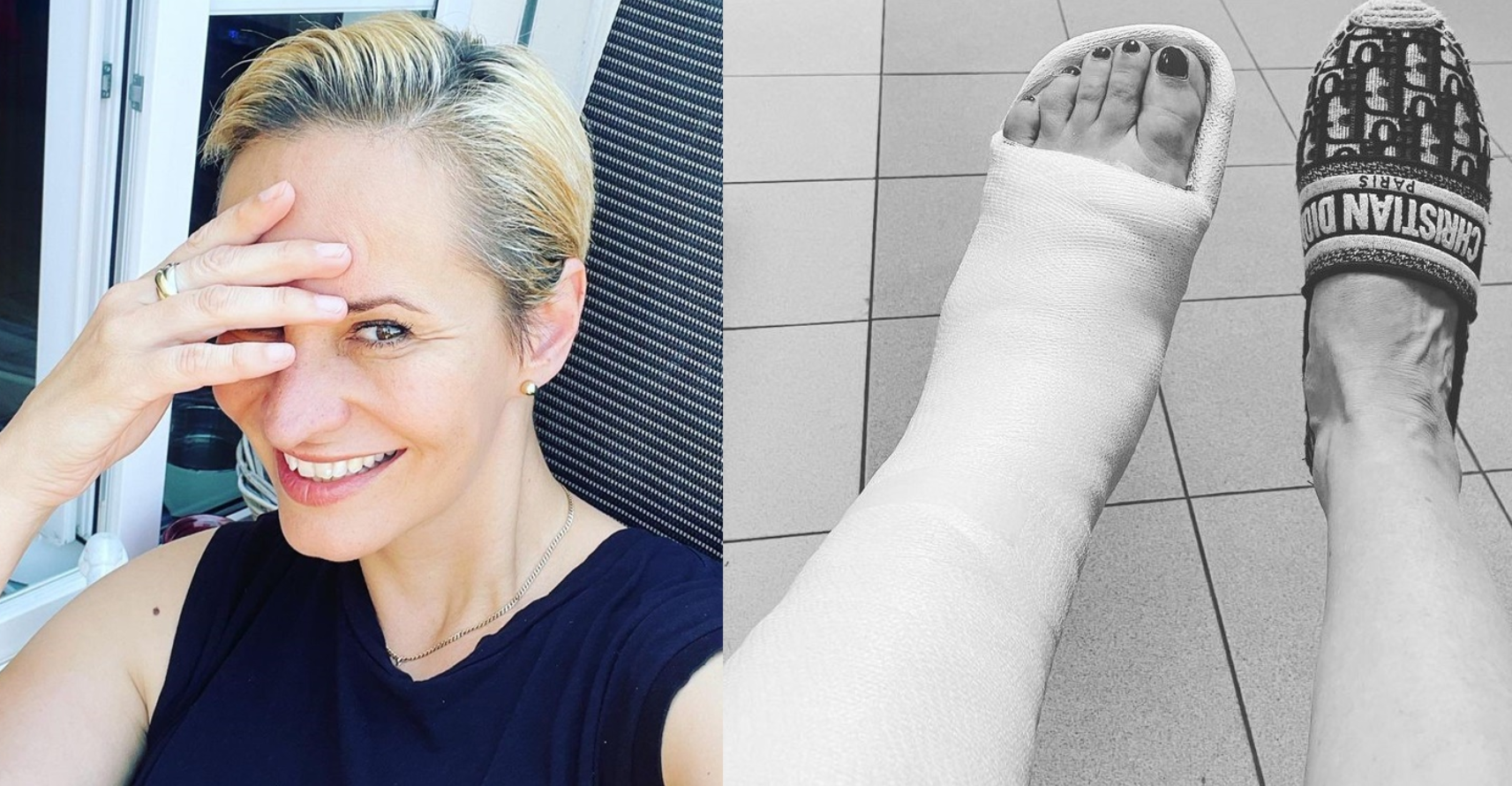 Monika Absolonová si nějakou dobu v&nbsp;divadle nezahraje. Zlomila jsem si nohu, sdělila fanouškům