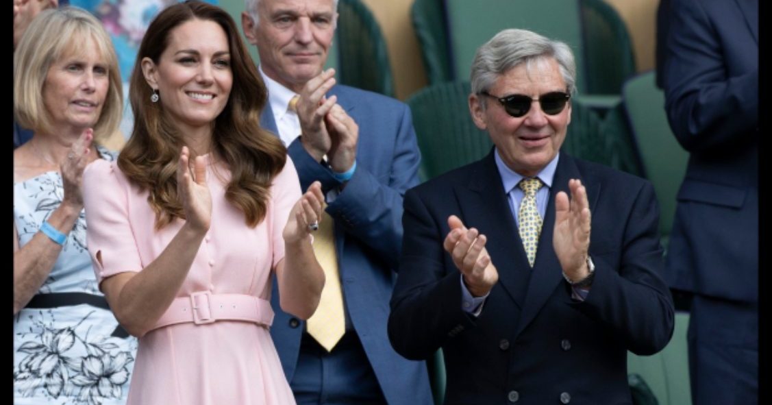 Kate opět předvedla svůj půvab. Na finále Wimbledonu se zapojila i do mexické vlny