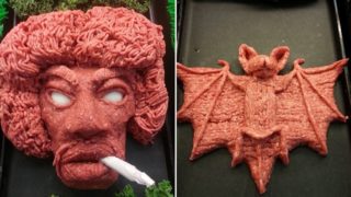 GALERIE: Podívejte se na&nbsp;neskutečné sochy z&nbsp;mletého masa