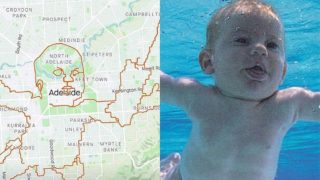 Najezdil 150 kilometrů, aby vzdal poctu slavnému albu Nirvany: Tenhle remake přebalu desky vás pobaví