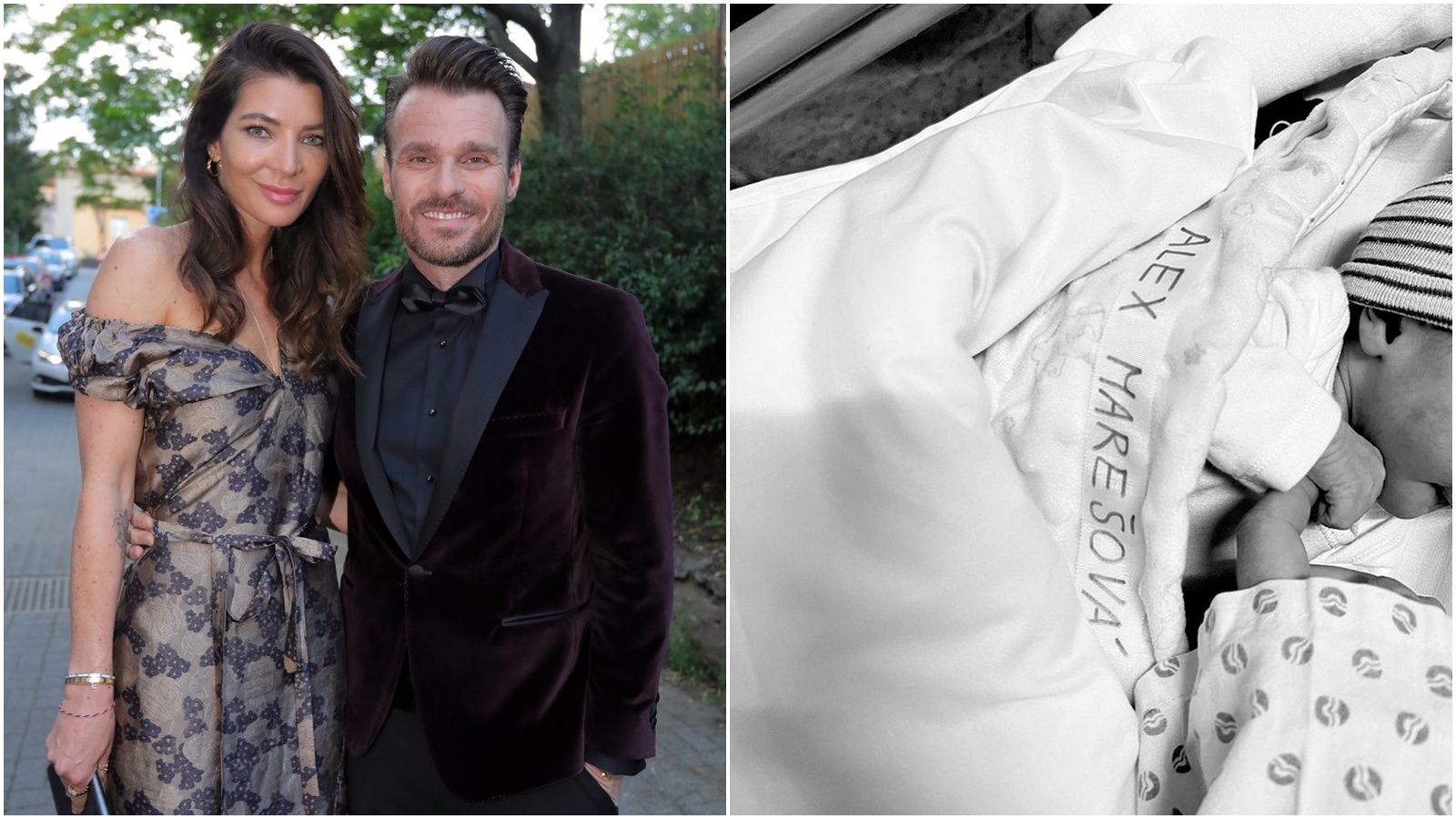 Už jsou doma. Leoš Mareš si novorozenou holčičku pyšně odnesl domů