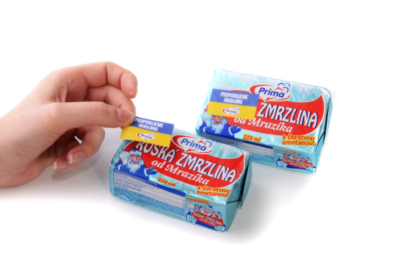 S Ruskou zmrzlinou je konec. Firma ji přejmenovala na&nbsp;Ukrajinskou, vymezuje se proti válce