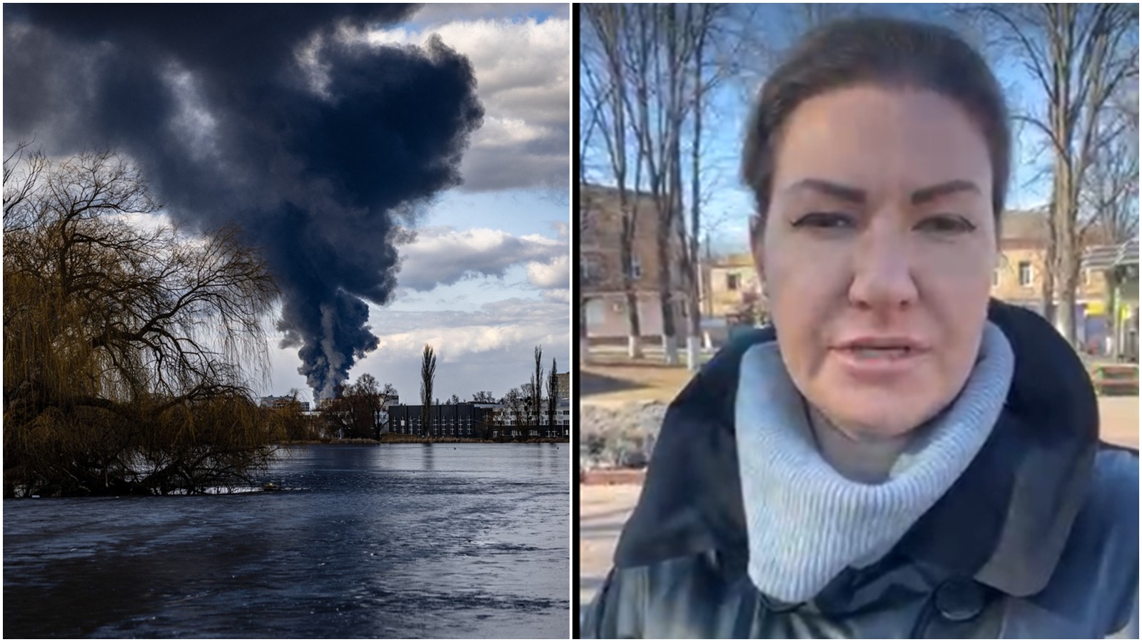Ruské rakety dopadly na leteckou základnu poblíž Kyjeva. Podle starostky je letiště zcela zničeno