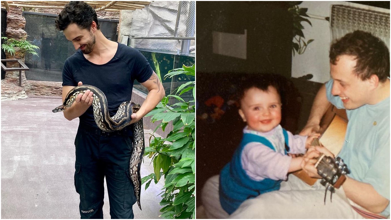Haďák ze ZOO se pochlubil roztomilou fotografií. Šimon Bilina je fešák od malička
